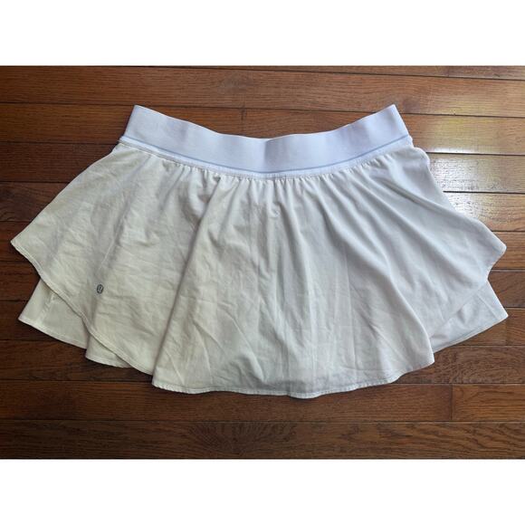 Lululemon Skort Size 12 *has flaws off white - Picture 2 of 12